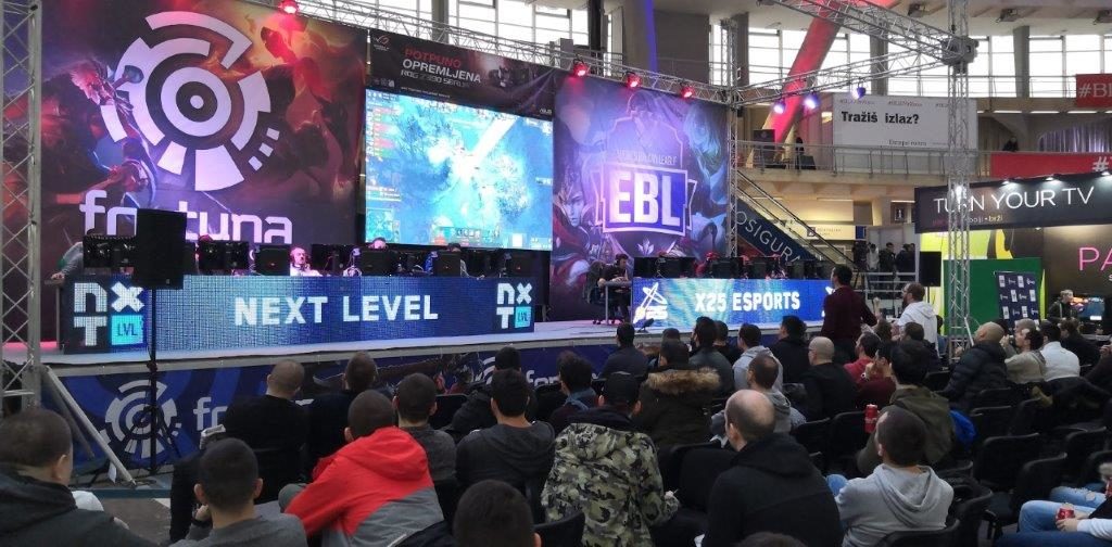 eSport arena na Games.con 2018